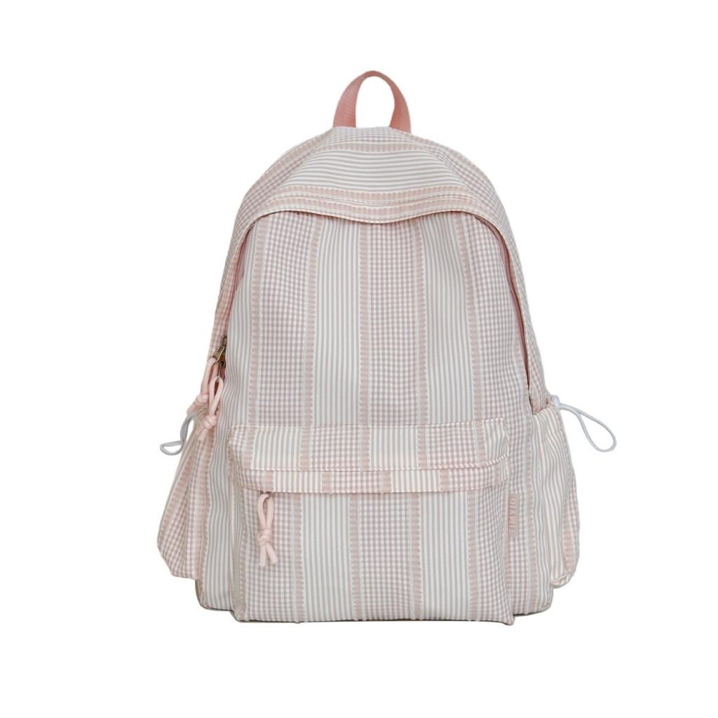 Schoolbag Korean Version Ins College Style Schoolbag for Female Junior High School Students Cute Small Fresh Backpack Large Capacity Casual Backpack