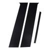 1 Set Car Exterior Door Pillar Posts Covers Trims Fit For Mitsubishi Lancer Evo 10 EX 2008-2014 2015 2016 Carbon Fiber Style