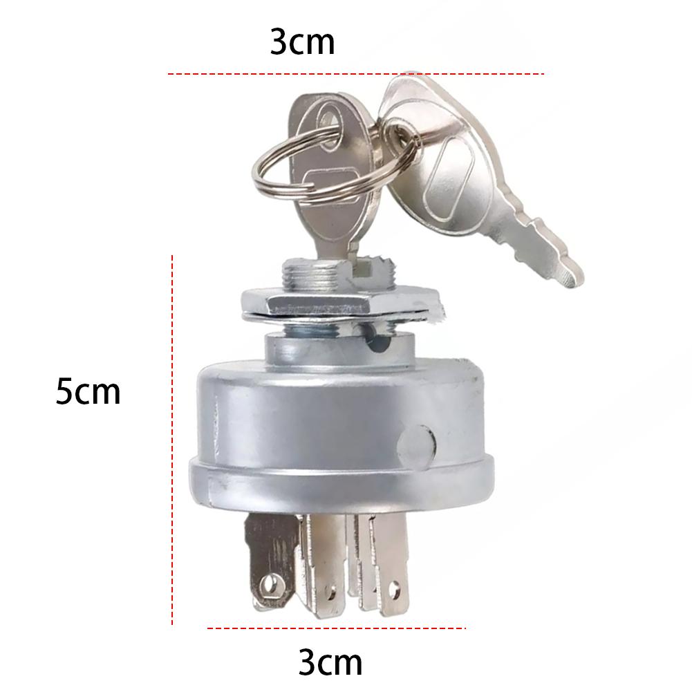 Ignition Starter Switch with 2 Keys for Exmark Lazer Z & Lazer Z XP W/ 60&72in Deck Replaces# 104-2541 109-4736 88-9830 5208003