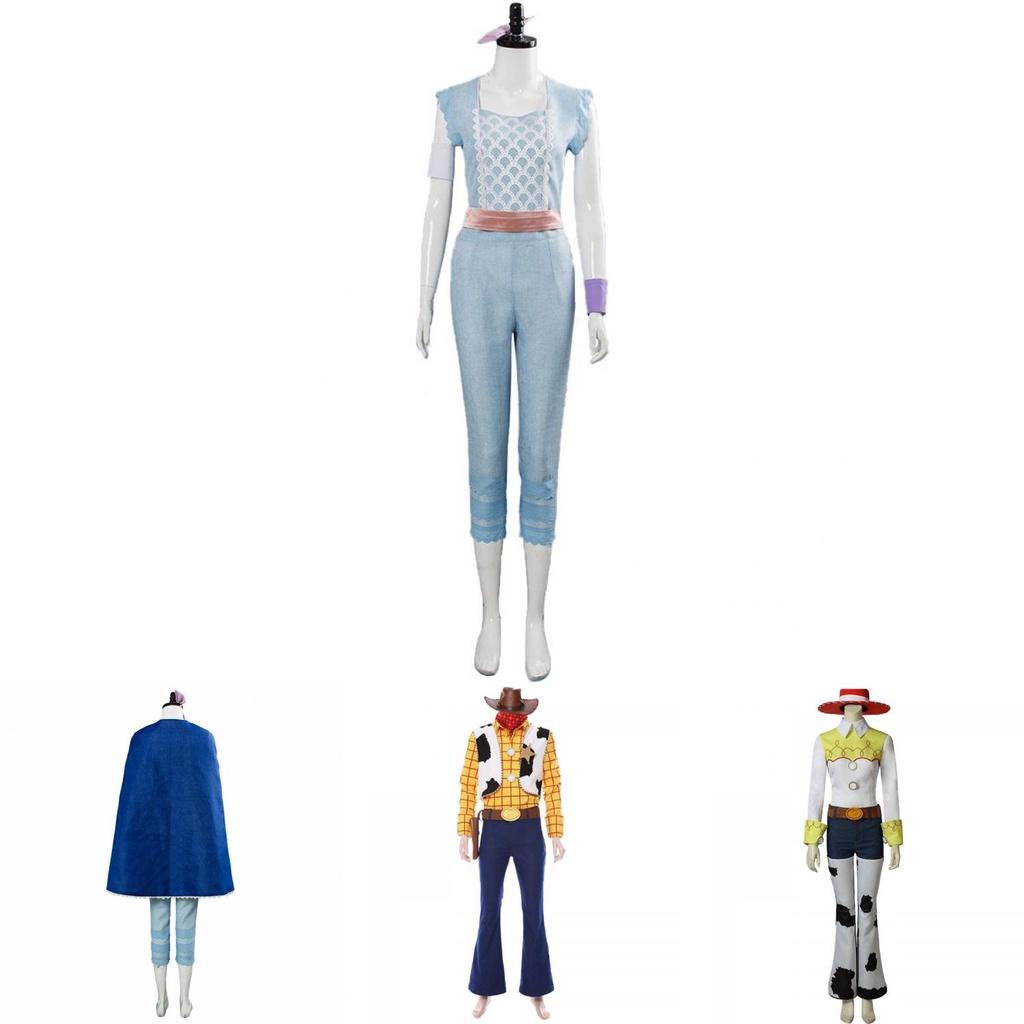 Get Ready For Adventure With Toy Story Woody Bo Peep Jessie Cosplay Stage Costumes