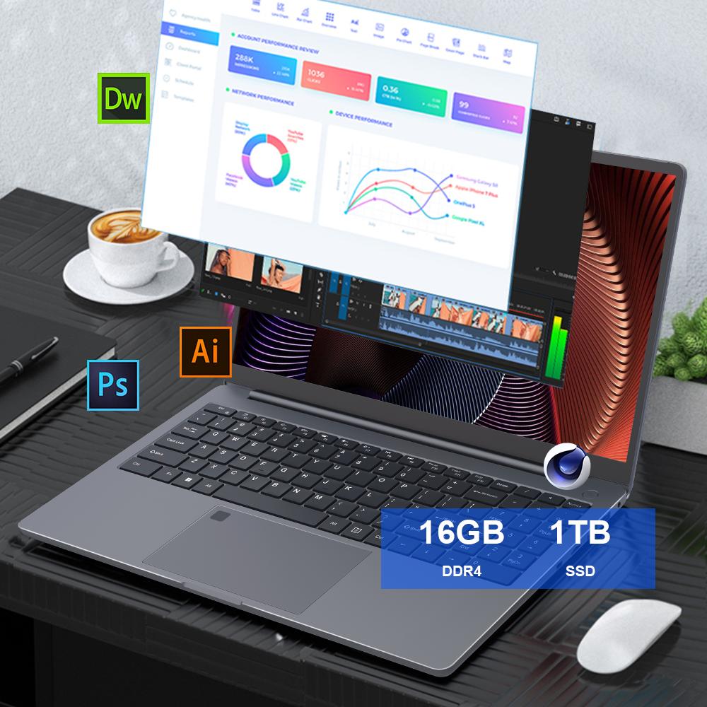 Dizüstü Bilgisayar Ninkear A15 plus 15.6'' 16GB+1TB SSD AMD Ryzen 7 5825U 1920*1080 60Hz Yenileme Hızı