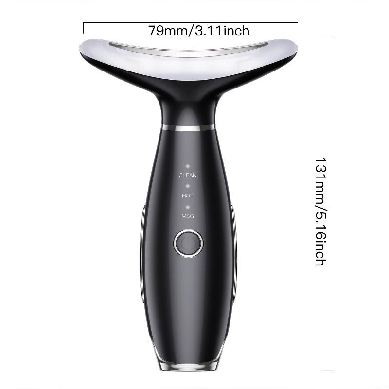Color Light Neck Massager To Remove Neck Lines, Small Dolphin Beauty Instrument, Micro-current Household Neck Rejuvenation Instrument, Neck Care