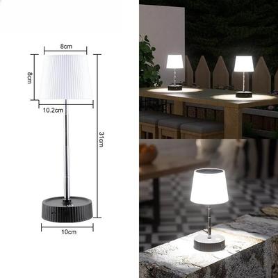 Solar Powered Desk Lamp Outdoor Courtyard Waterproof Atmosphere Night Light Usb Charging Camping Portable Emergency Light