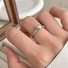 Zircon Pearl Ring for Women Open Metal Finger Rings Design Simple Elegant Female Jewelry Wedding Gift Wholesale