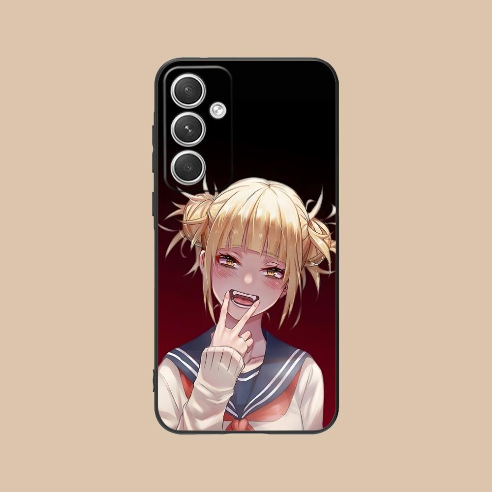 MHA Himiko Toga Mobile Phone Case for Samsung Galaxy S26 S25 S24 S23 S22 S21 S20 Note20 Plus FE Ultra Colorful Cover Pretty