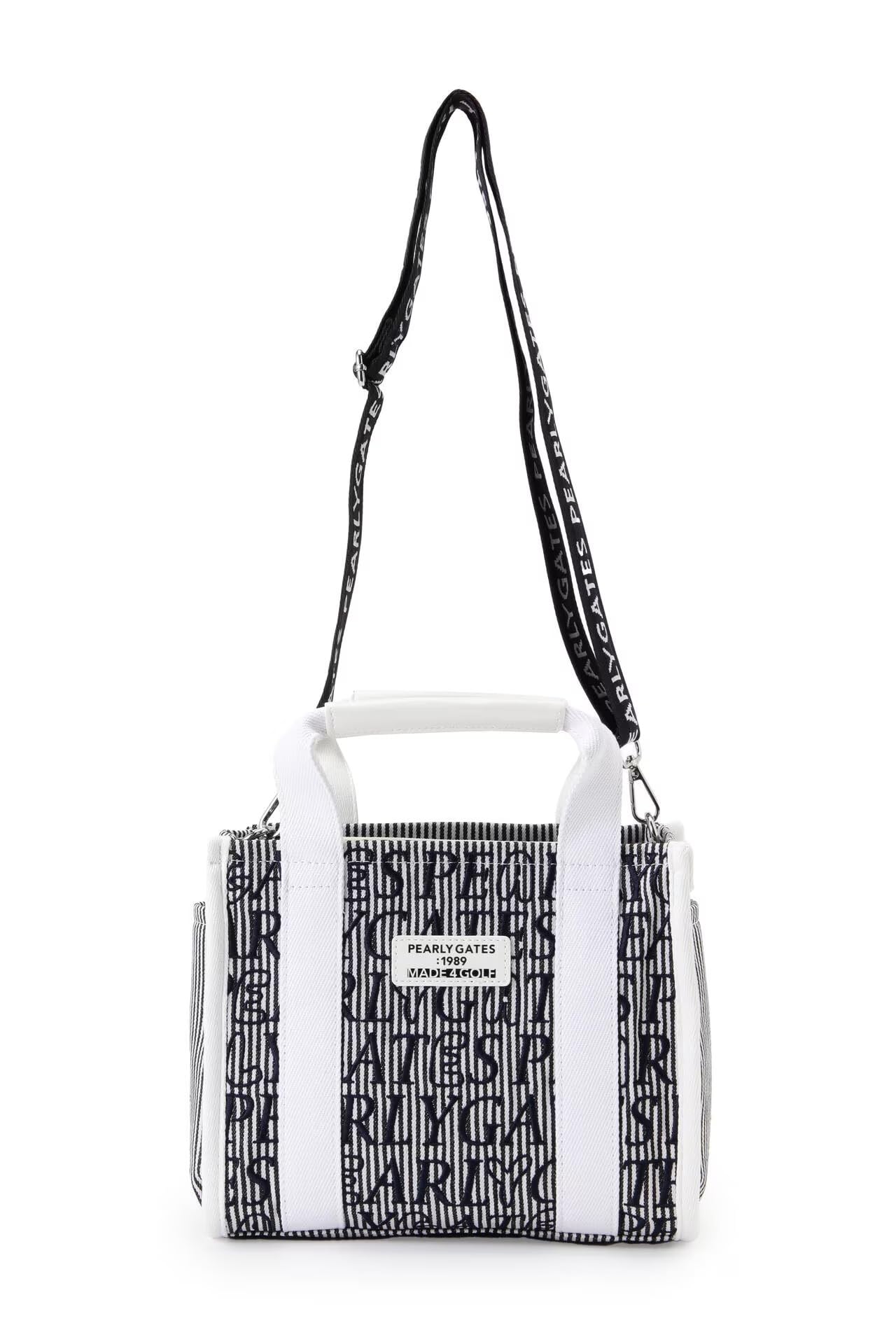 

Cart bag logo shoulder Golf round FR [Pearly Gates] (MIX pattern/removable belt) / / 053-4281701 031_White