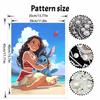 Disney Pearl Art Moana Stitch Creative Pearl-Style Art Kit 5D DIY Pearl Embroidery Mosaic Cross-Stitch Kit for Home Decor
