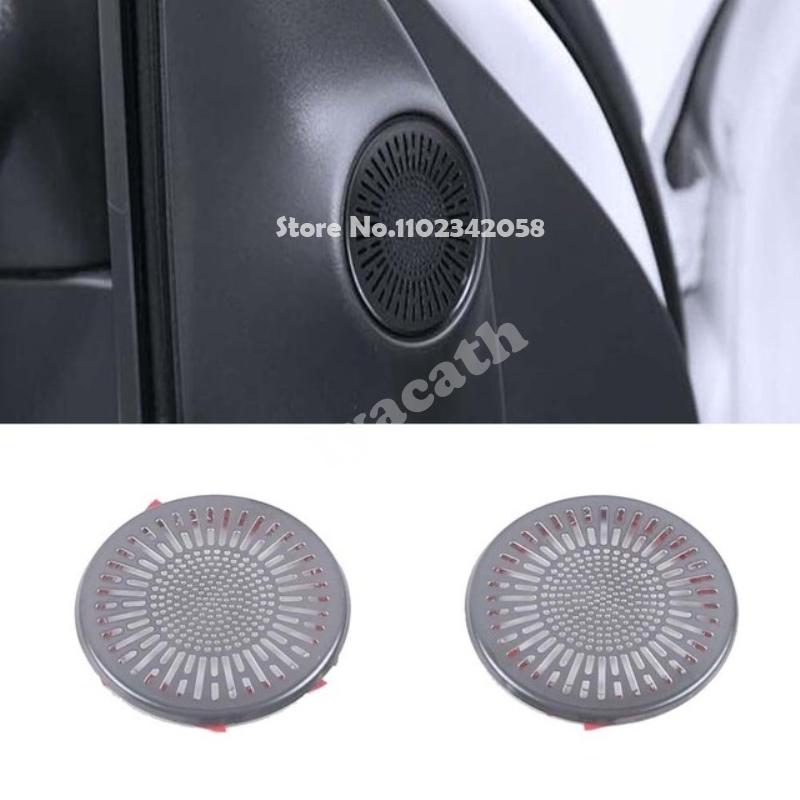 For Mitsubishi Pajero Sport Montero Sport - Door Loudspeaker A Plillar Sound Speaker Cover Sticker Interior Accessories