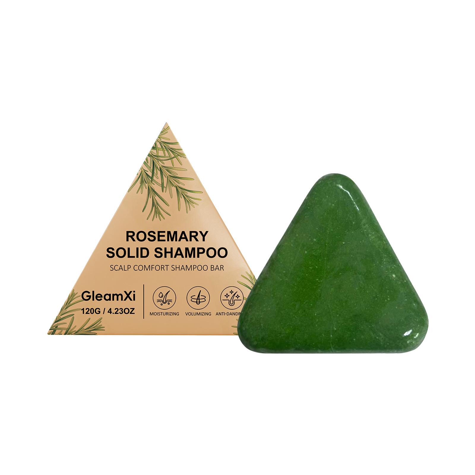 GleamXi Шампунь-брусок с розмарином для увлажнения и блеска волос