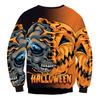Halloween Hot Street Casual Top Funny Balloon Three-dimensional Print Sweater