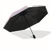 1pc Rainbow Clouds Themed High-quality Umbrella,Automatic Opening and Closing Umbrella,Multi-functional Umbrella G0811342
