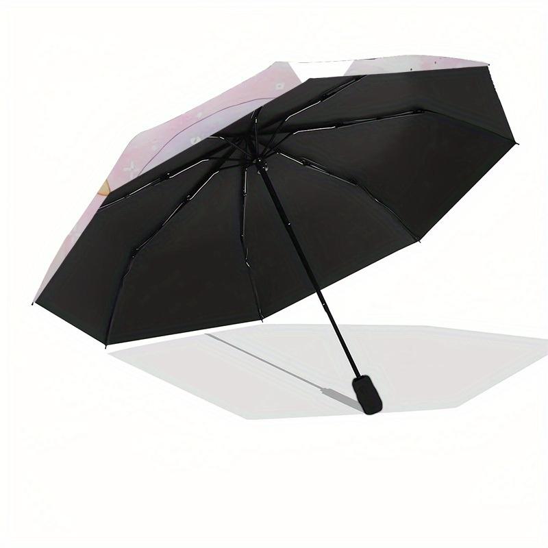1pc Rainbow Clouds Themed High-quality Umbrella,Automatic Opening and Closing Umbrella,Multi-functional Umbrella G0811342