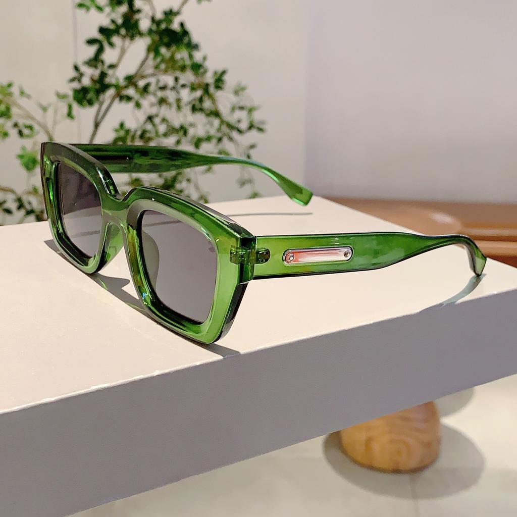 Vintage Square Sunglasses Women  New in Stylish Candy Color Shades Ins Trendy Fashion Brand Korean Style Sun Glasses