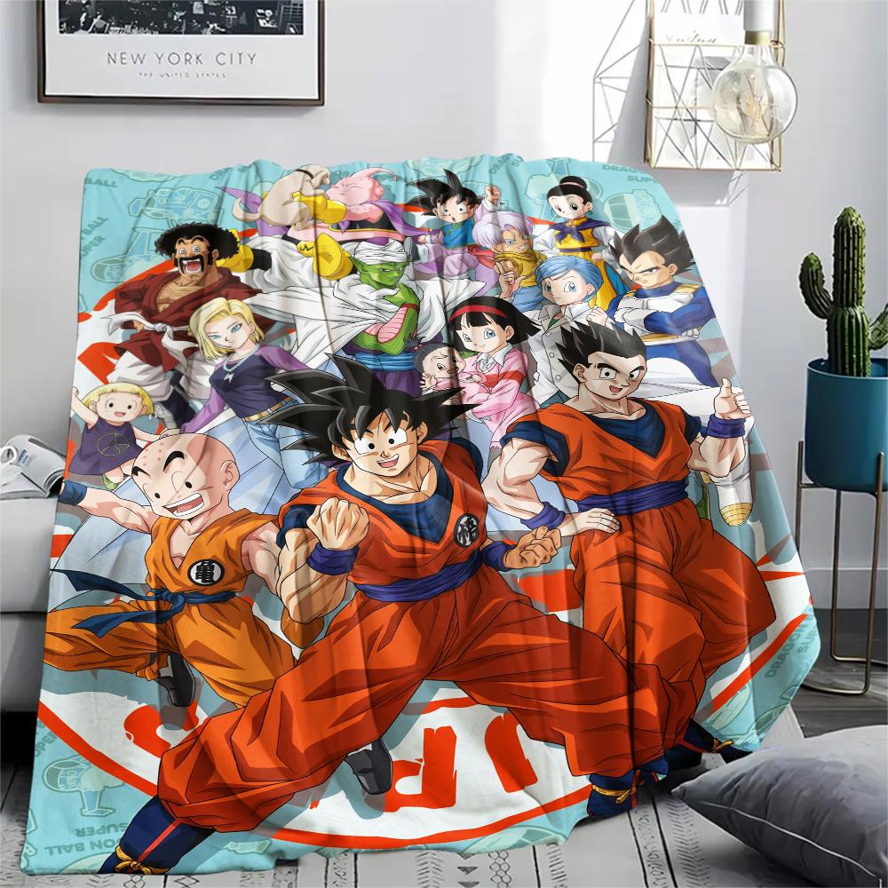 

Dragon Ball pattern Flannel Blanket, High quality Comfortable for All Seasons, Home Decor, Warmth and Comfort, Perfect for Gifts. 80cm x 120cm