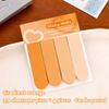Gradient Sticky Notes Aesthetic Self-Adhesive Memo Pad Sticky Notes Set Compact Removable Page Markers For Notebook Stationery