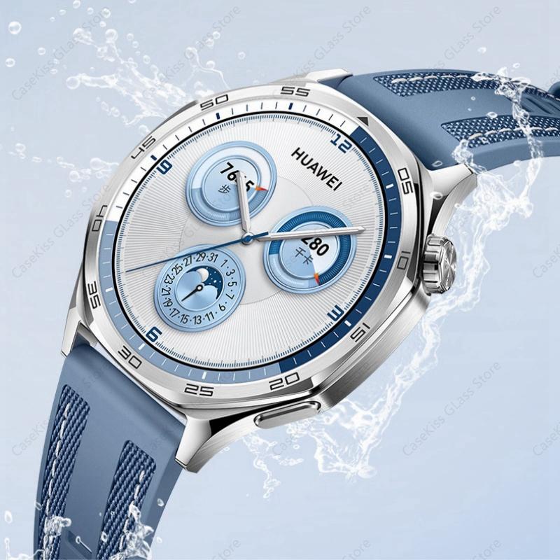 22MM Watch Band for Huawei Watch GT5 Pro 46mm Gt4 Soft Silicone Nylon Braid Breathable Strap Skin-friendly Bracelet Belt Correa