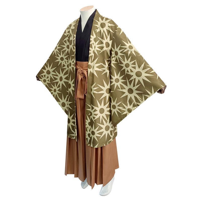 Demon Slayer Hotaru Haganezuka Swordsmith Cosplay Kimono Outfit Full Set