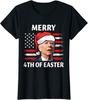 Santa Joe Biden Confused Christmas America Flag Gift Ladies' Crewneck T-Shirt Unisex T-Shirt