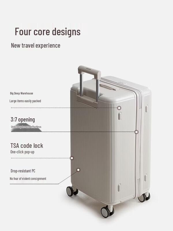 OIWAS Pioneer 24-inch Hardside Suitcase
