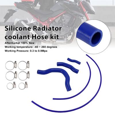 Silicone Radiator Coolant Hose For Honda CB750 Hornet XL750 Transalp 23-25 Blue