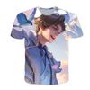 Men Women Gaming T-Shirt With 3D Digital Print Character Design Casual Short Sleeve Tee