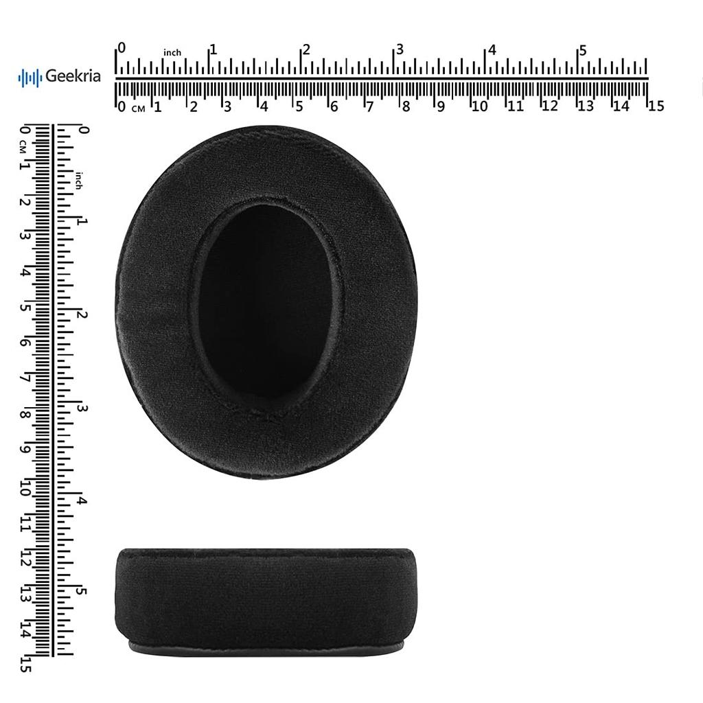Geekria Komfort-Ohrpolster Kompatibel mit Sony, SteelSeries Arctis, TurtleBeach, Skullcandy, HyperX und anderen großen oder mittelgroßen Over-Ear-Kopfhörern
