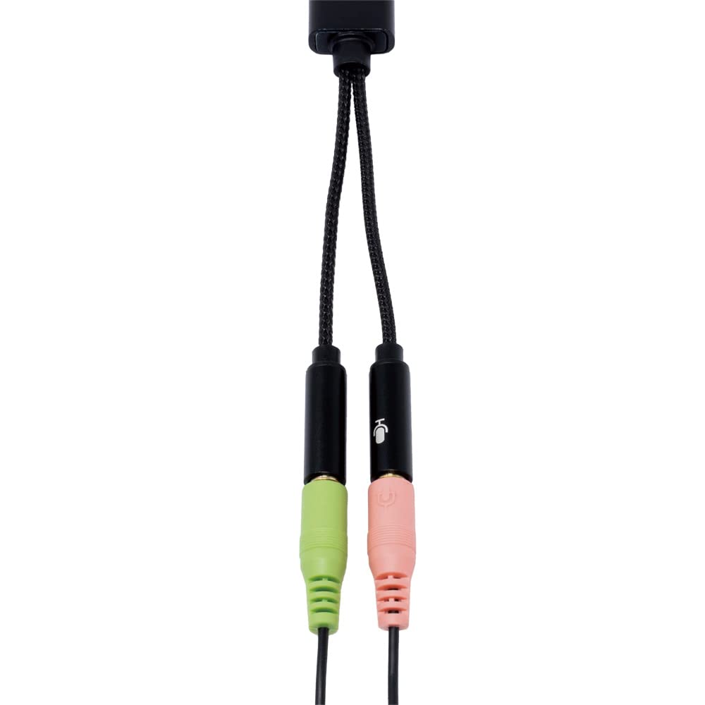 Cablu de conversie audio USB INEX pentru căști și microfon + ADV-128