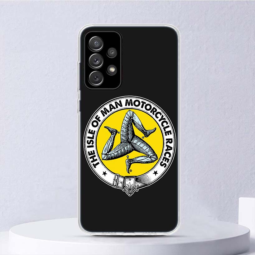 Isle of Man Coat of Arms Soft Case For Samsung Galaxy A17 A16 A26 A36 A56 A15 A14 A13 A55 A54 A53 Phone Cover A25 A35 A24 A34 A2