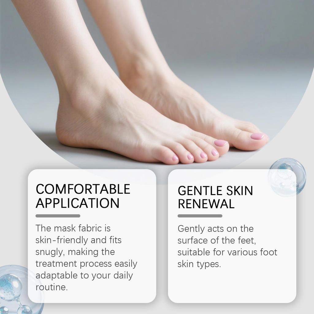 OceAura Aloe Moisturizing and Nourishing Foot Mask Daily Care for Dry and Rough Feet Moisturizing and Softening Foot Care Mask 5pcs