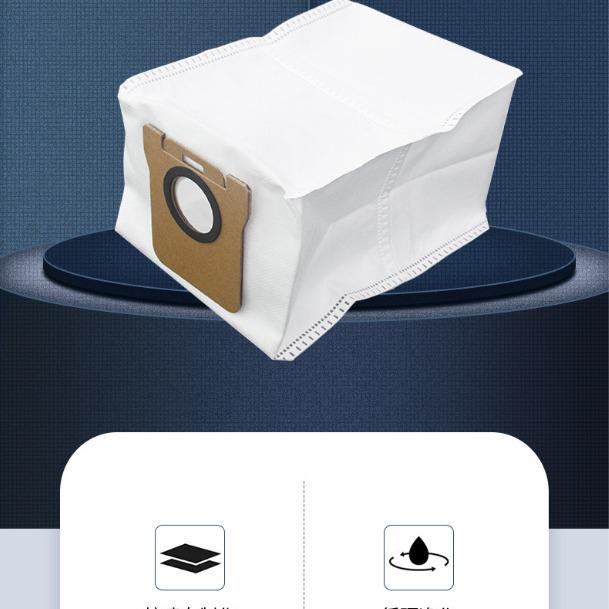 

Пылесборники для робота-пылесоса Dreame S10/S10PRO/X10 Omni - Нетканый материал белый