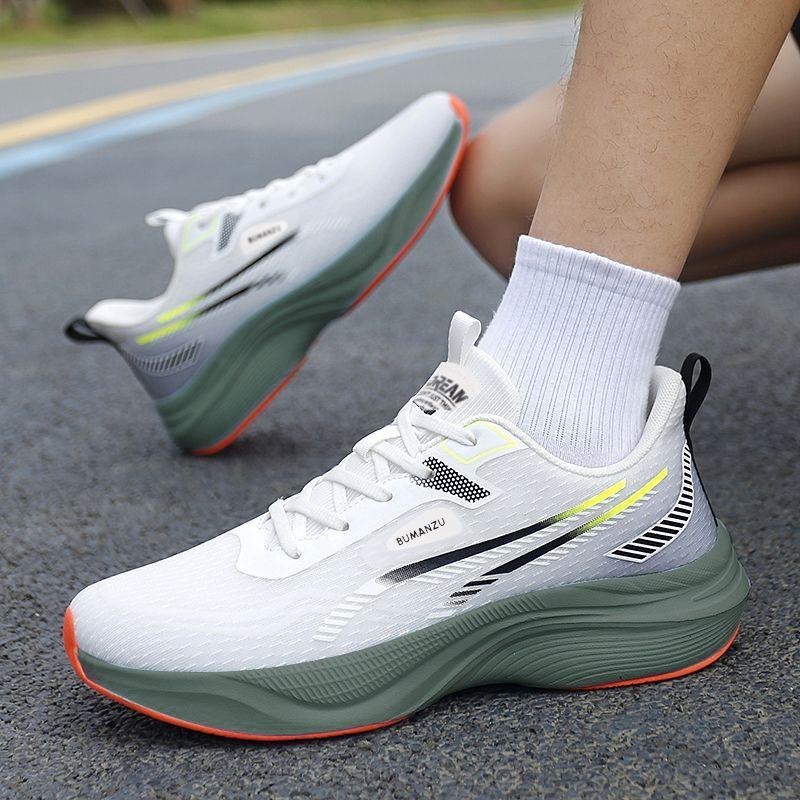 Super soft and thick running shoes, new genuine shock absorption training, running breathable sports shoes, physical test racing