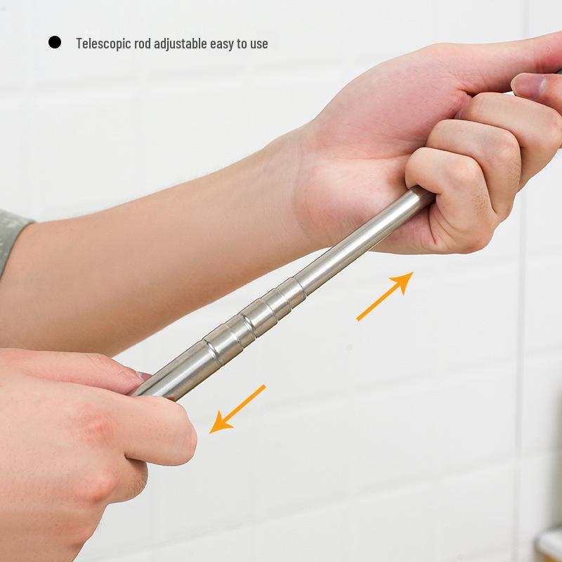 Retractable Extendable Gap Brush & Roof Duster - Household Cleaning Tool for Dusting Under Beds and More