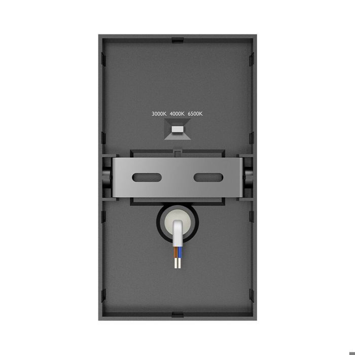 Applique murale LED Extérieure 2x6W 3en1 IP65 Gris