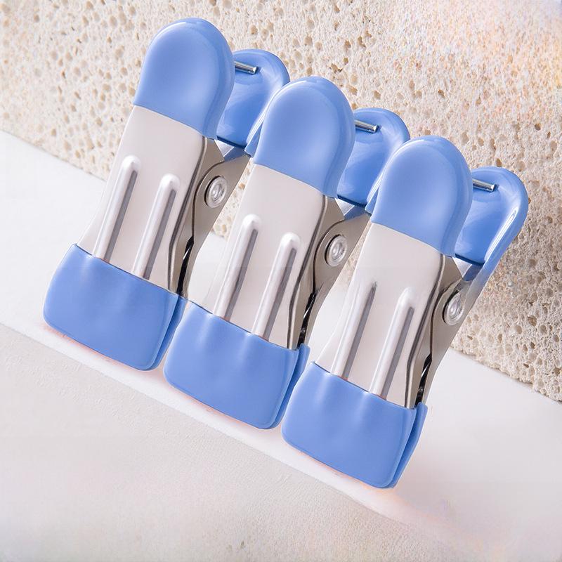 Windproof Stainless Steel Clothespins: Durable Clips for Clothes Drying and Hanging