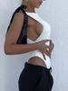 Fashion Sexy Solid Backless Bodysuits Women Elastic Chic Sleevesless Slim Party Rompers Female Streetwear Retro Beach New Bodysuits