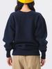 Beams Boy Champion Logo Reverse Weave(R) Crew Neck Sweatshirt, Women's, Navy, Size Small, 13130158411