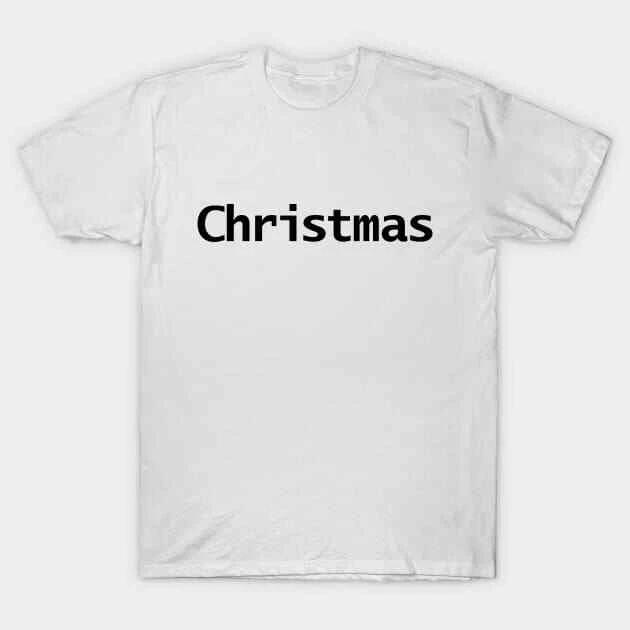 Christmas Minimal Text Typography Made in Australia T-Shirt 3XL