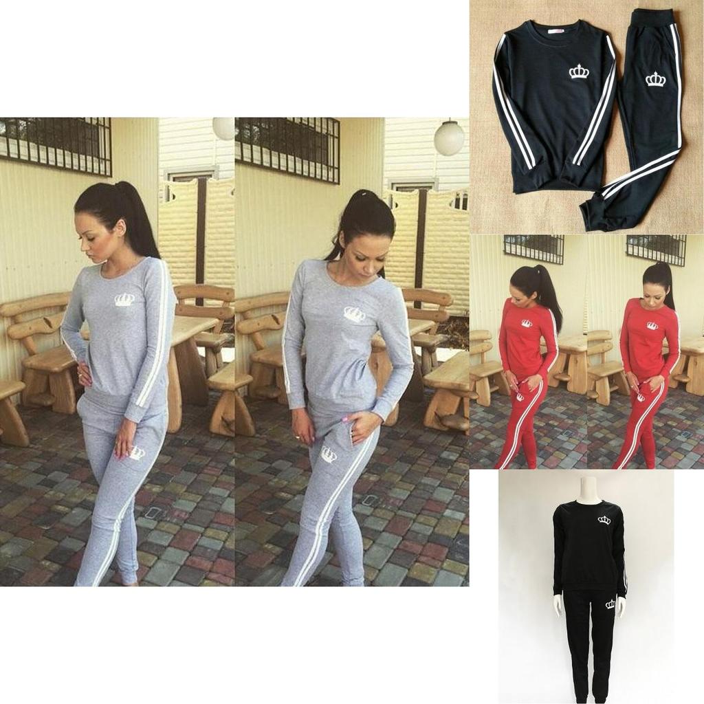 Luxurious Fashion Round Neck Sweater Pants Suit For Women With Timeless Appeal
