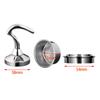 3Pcs Stainless Steel Coffee Distributor Tamper Filter Espresso Machine Accessory