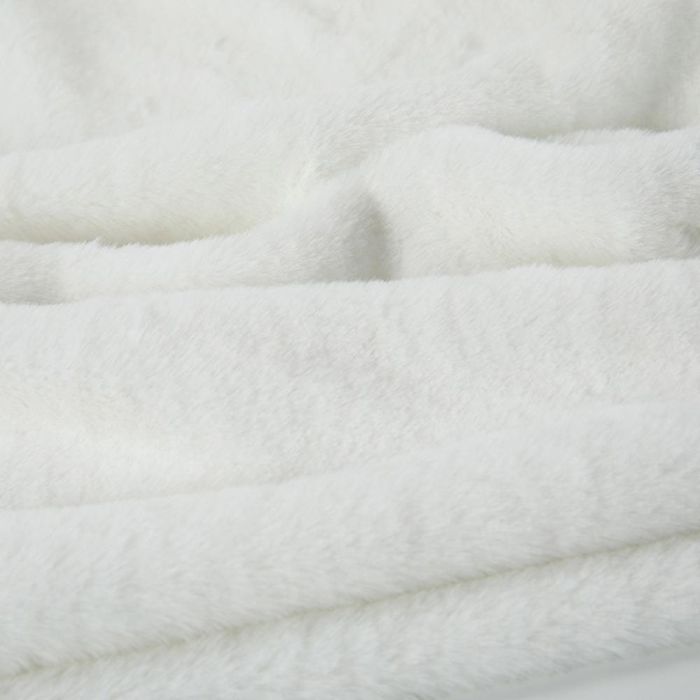 New 50x50cm Rabbit Fur Fabric Encrypted Thickened Faux Rabbit Fur Polyester Fabric Decorative Padding