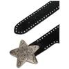 Solid Color Star Buckle Belt Multifunctional Wide Waistband Waist Chain  Women's Accessories