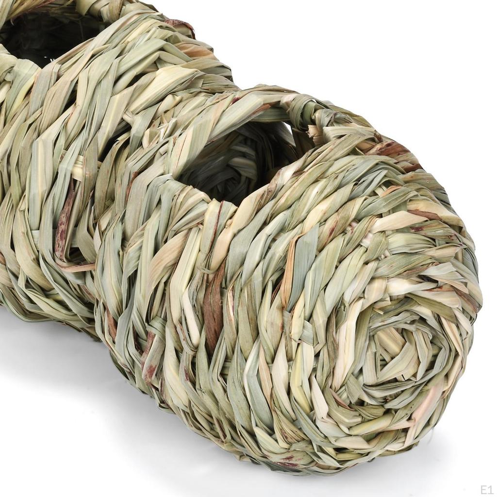 Bird House Grass Hand Woven Cage Shelter Outside Hanging Nest Cozy Resting Place Birdhouse for
