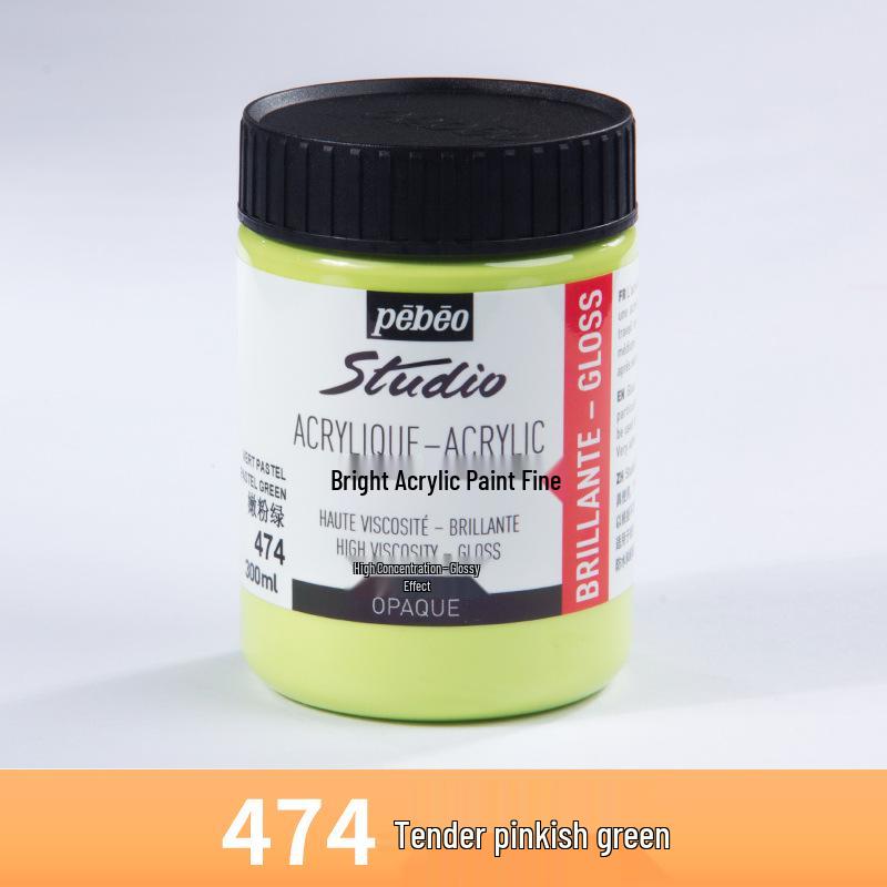 Bright Acrylic Paint 300ml - Large Capacity for Student and Children's DIY Art & Wall Painting