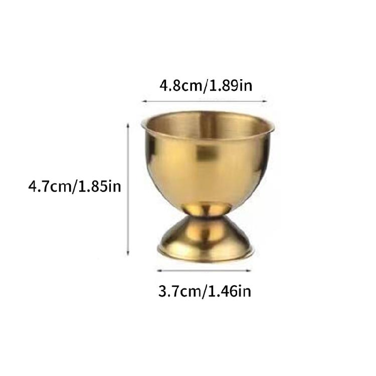 Edelstahl Eierhalter Weichgekochte Eierbecher Küchenwerkzeug für Frühstück und Kochen Kleine Eierbecher Gadget