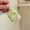 Fresh Green Forest Garden Swallow Wavy Edge With Pendant Shock Proof Earphone Cover Case for AirPods 1 or 2 3 4 Pro 2 Pro 3