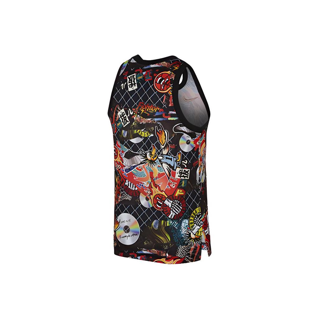 Nike Street Graffiti Basketbalový Športový Tielko Pánske Vrchné Oblečenie Viacfarebné CK1182-018