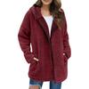 Damen Casual Hoodie, Farbe Langarm Kapuzenpullover mit Umlegekragen