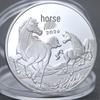 Moneta commemorativa zodiacale australiana 2026 Anno del Cavallo - Moneta con lavorazione artigianale di cavallo modello nuovo