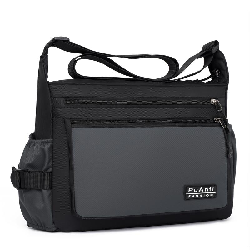 Fashion Waterproof Oxford Men's Messenger Bags Brand Designer Zipper Multifunctional Men's Shoulder Bags for Business