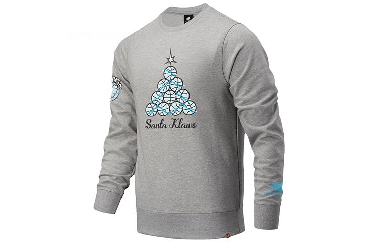 New Balance T Shirts Men s Gray Crew Neck Moderate Straight Fit MT03619-AG S
